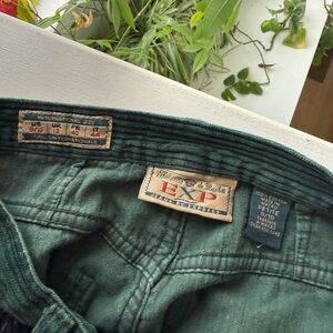Vintage Express Green Denim Jeans